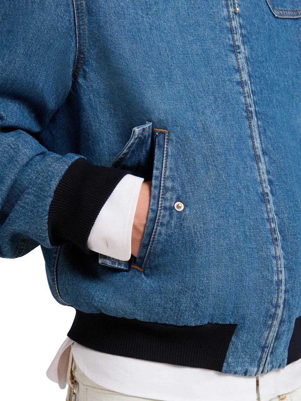 Marni Jacket Denim Blauw