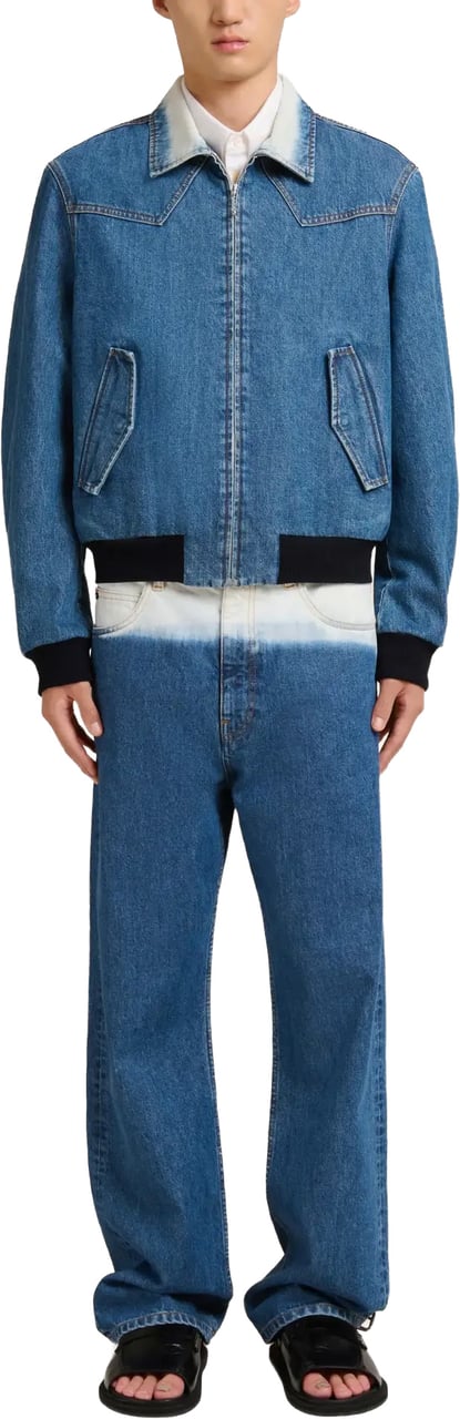 Marni Jacket Denim Blauw