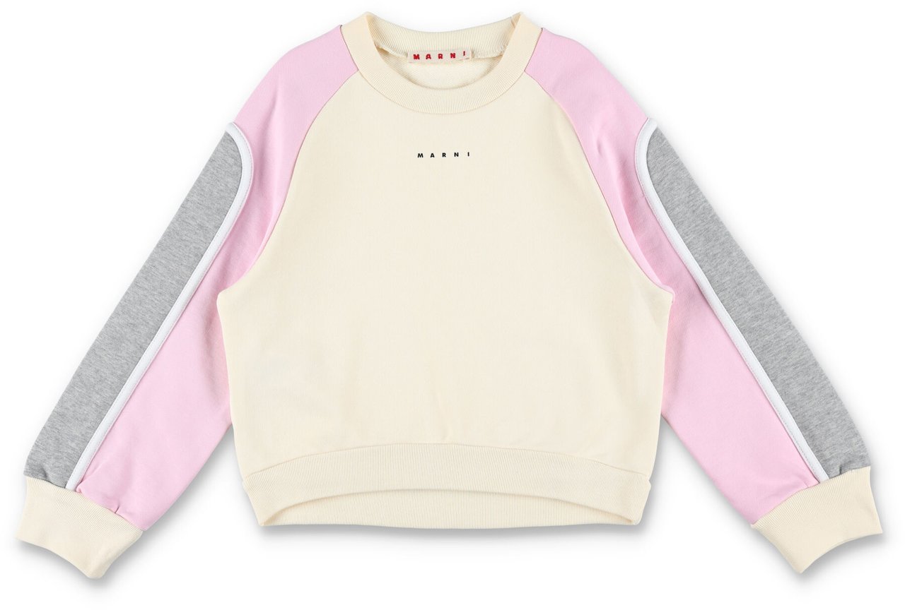 Marni Fleece Bicolor Beige Beige