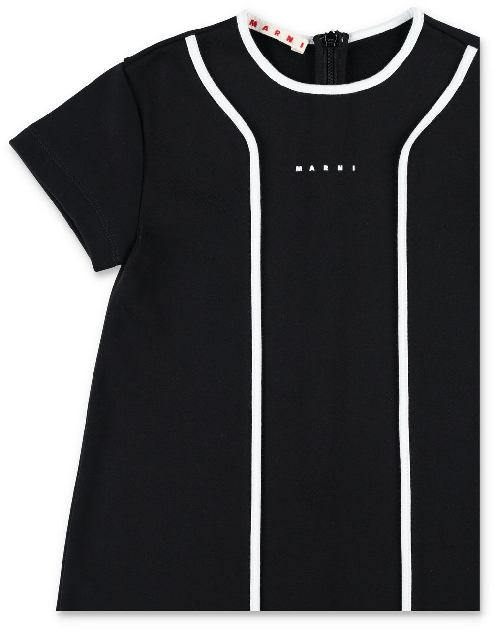 Marni Jersey Dress Nero Zwart