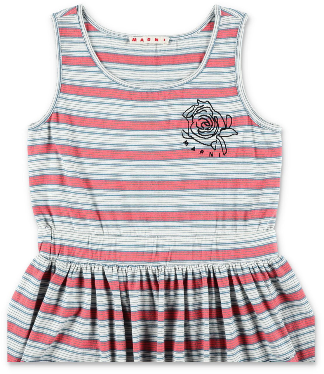 Marni Stripes Dress Grigio Divers