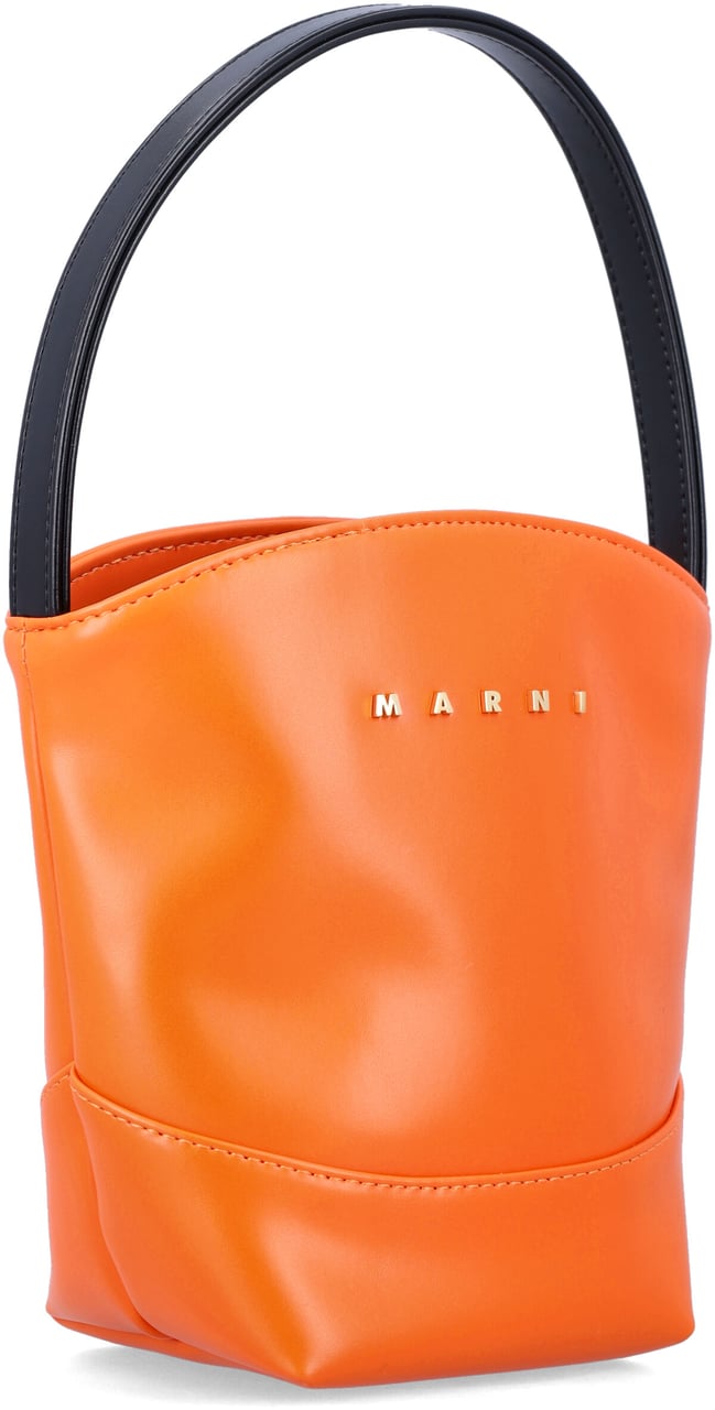 Marni Flower Basket Bag Rosso Rood