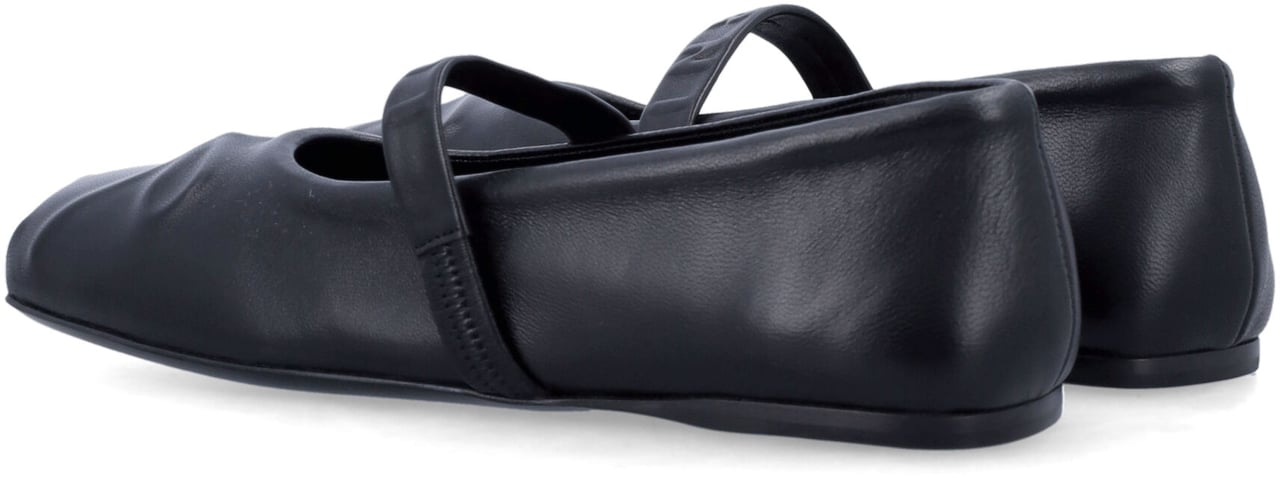 Marni Ballerina Ribbon Embossed Nero Zwart