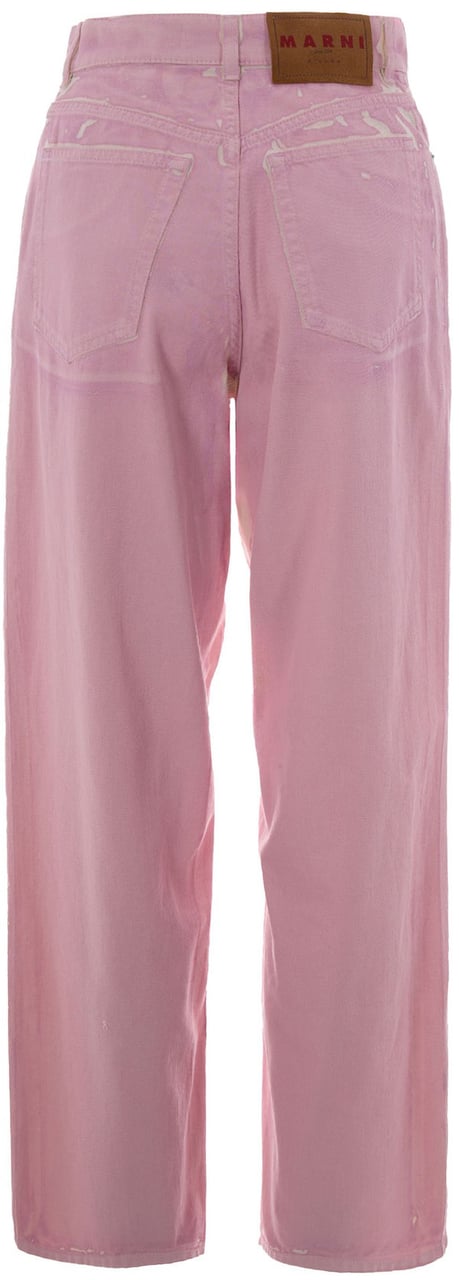 Marni Trousers Pink Gummy Roze