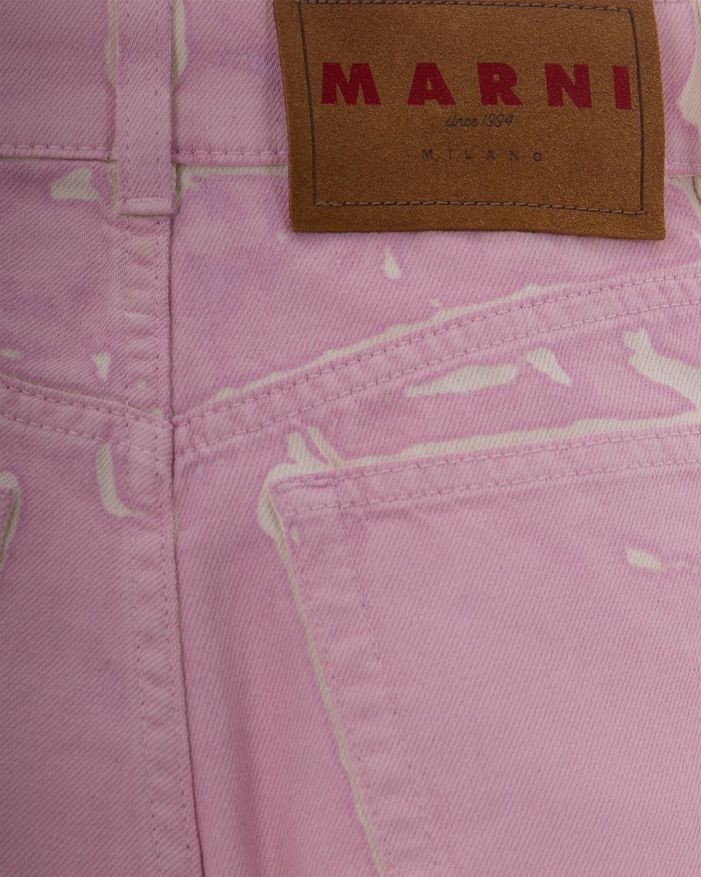 Marni Trousers Pink Gummy Roze