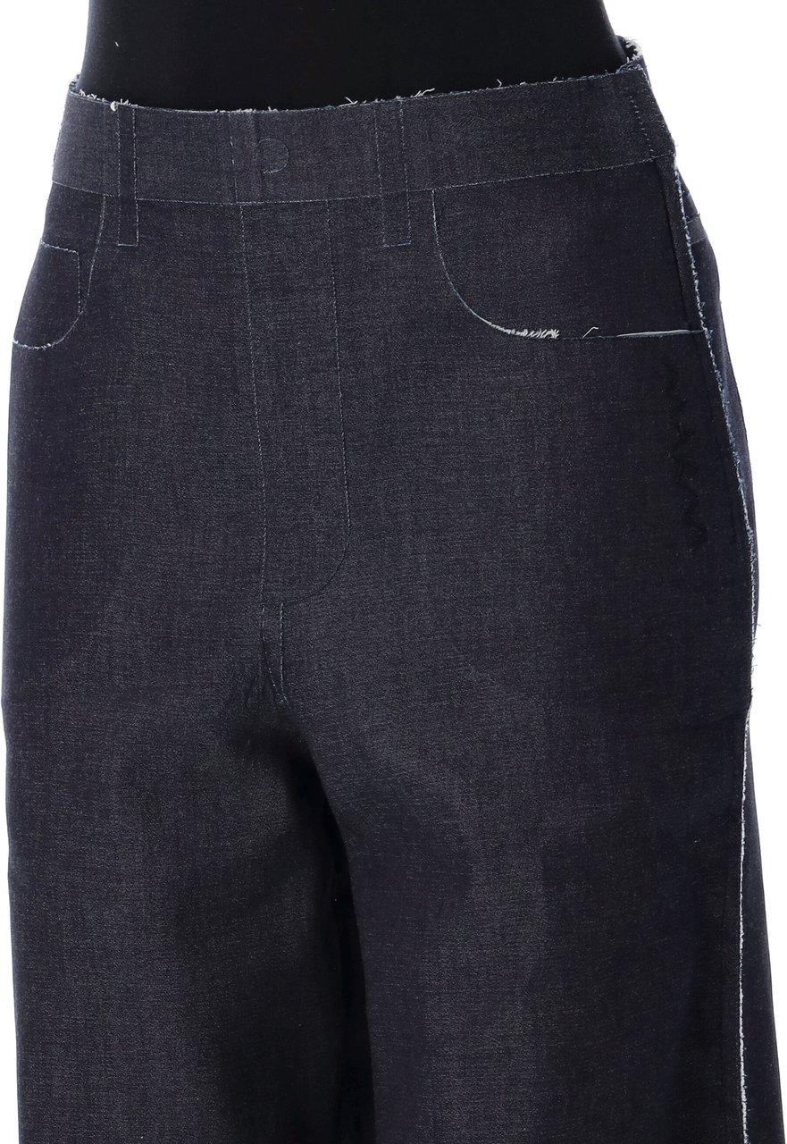 Marni Wide Denim Blu Blauw