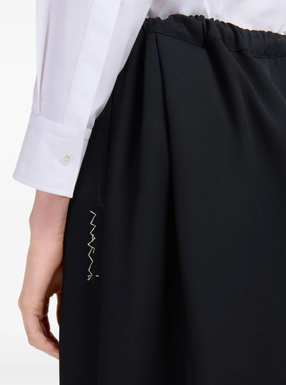 Marni Trousers Black Zwart