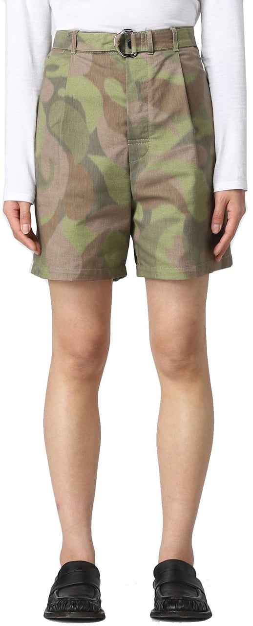 Marni Marni Cotton Bermuda Groen