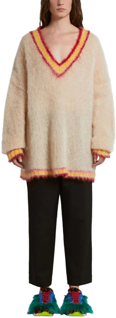 Marni pantaloni black Zwart