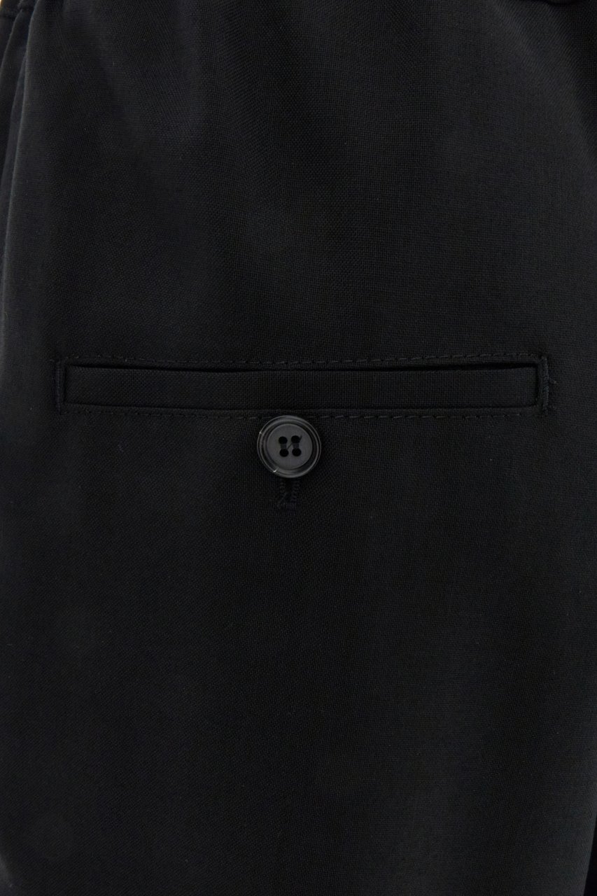 Marni Marni Black wool chino pant Zwart