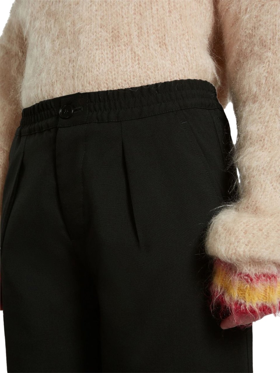 Marni pantaloni black Zwart