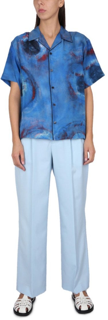 Marni Palazzo Pants Blauw