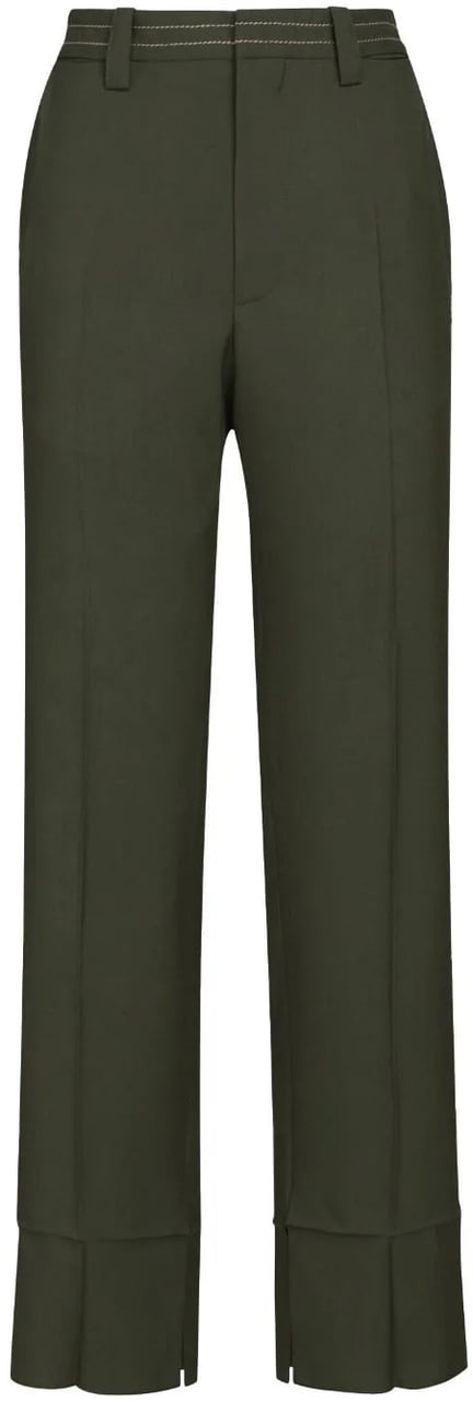 Marni pantaloni darkgreen Donkergroen