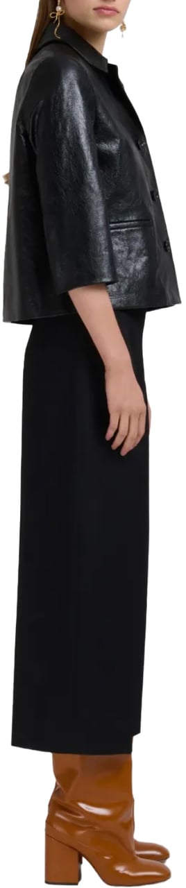 Marni Cropped Trousers Black Zwart