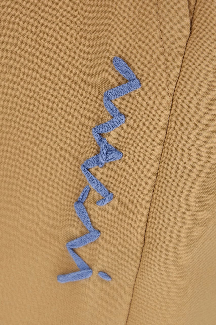 Marni Marni Beige stretch polyester blend pants Beige