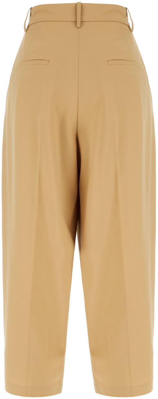 Marni Marni Beige stretch polyester blend pants Beige