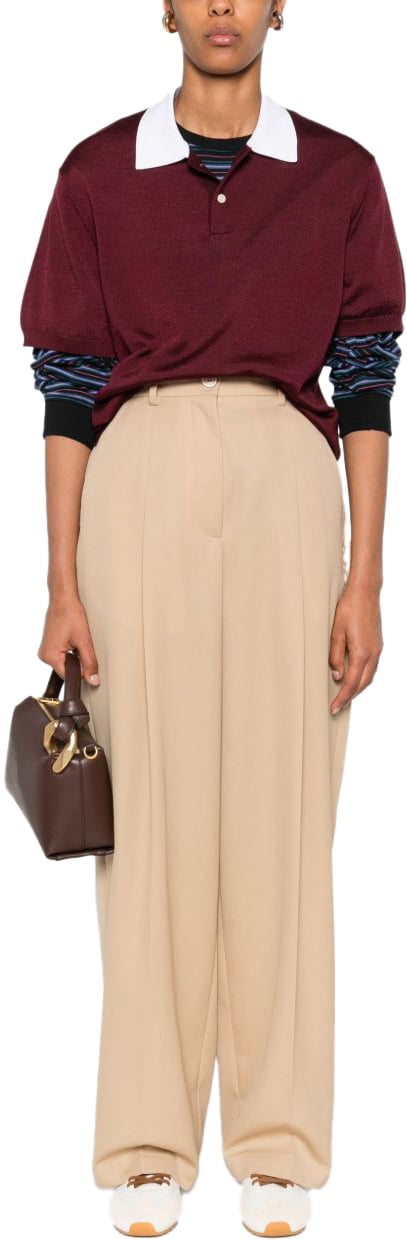 Marni Marni Pantaloni Marrone Bruin