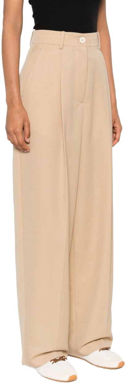 Marni Marni Pantaloni Marrone Bruin