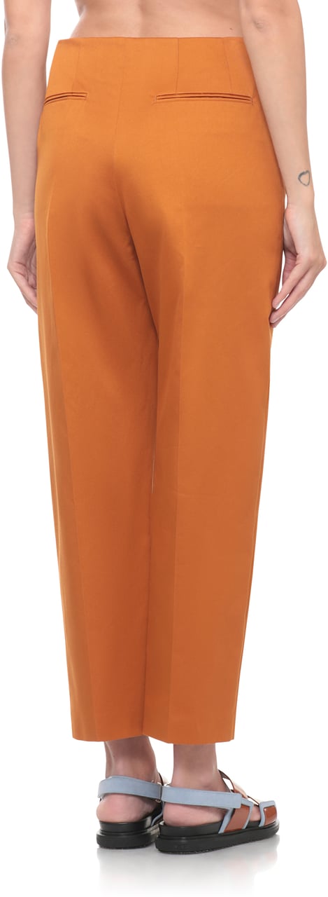 Marni Trousers Orange Oranje