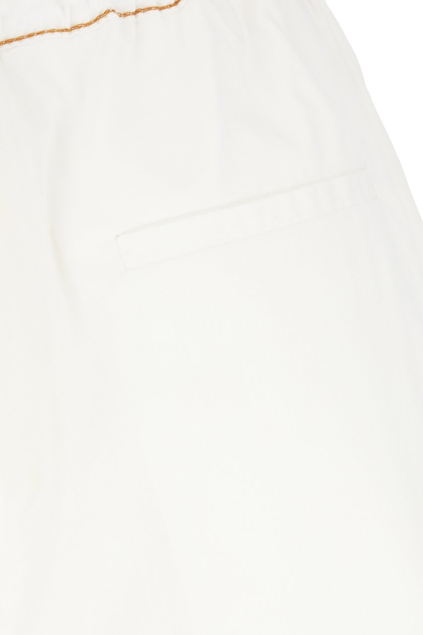 Marni Marni White poplin wide-leg Wit