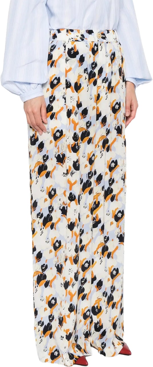Marni Trousers Multi Color Divers