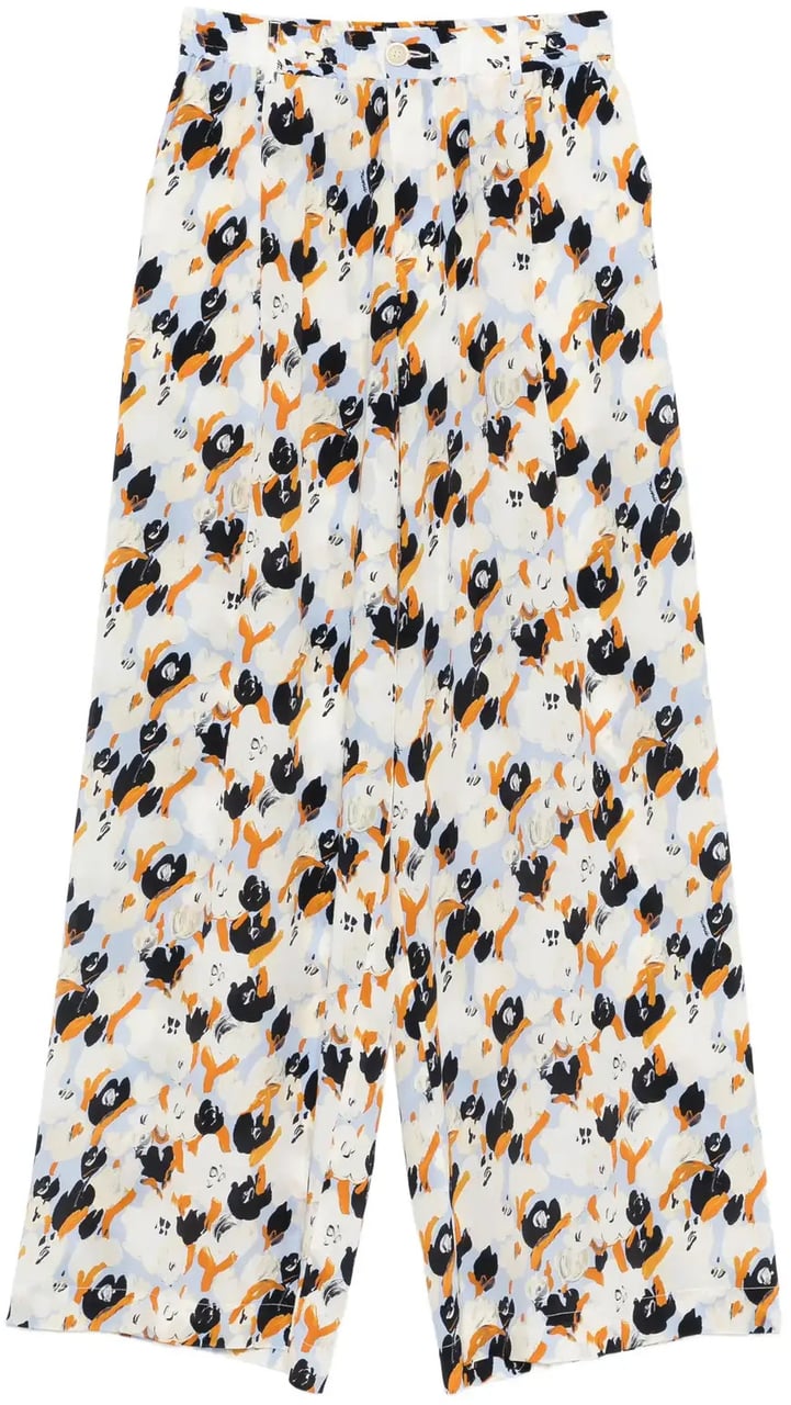 Marni Trousers Multi Color Divers
