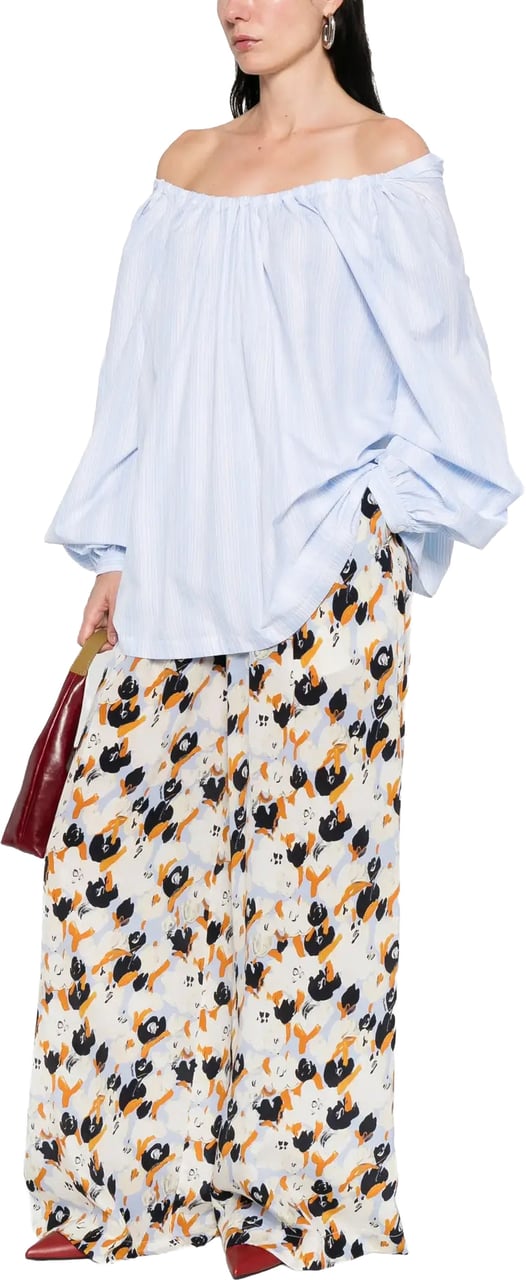 Marni Trousers Multi Color Divers
