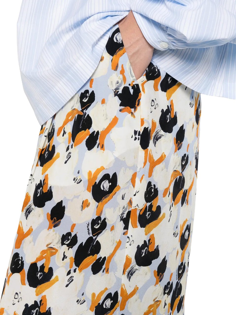 Marni Trousers Multi Color Divers