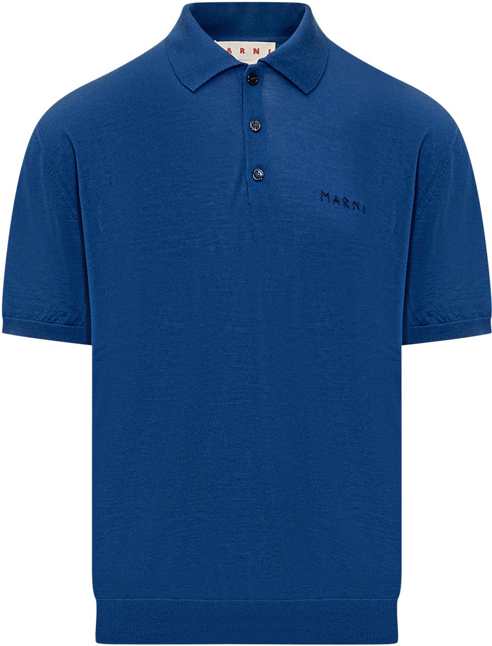 Marni Polo con Logo Blauw
