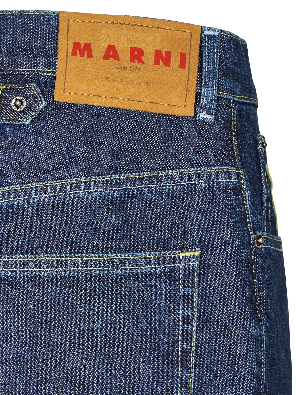 Marni Wide-Leg Casual Trousers with Cuffed Hem Grijs