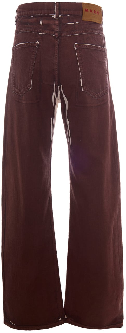 Marni Trousers Tobacco Bruin