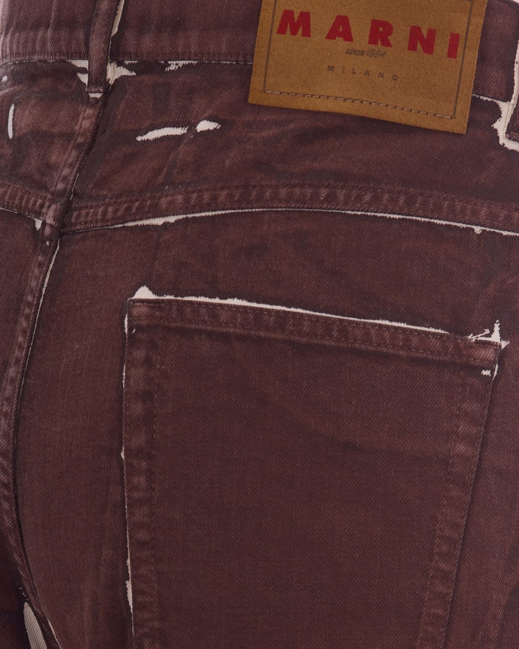 Marni Trousers Tobacco Bruin