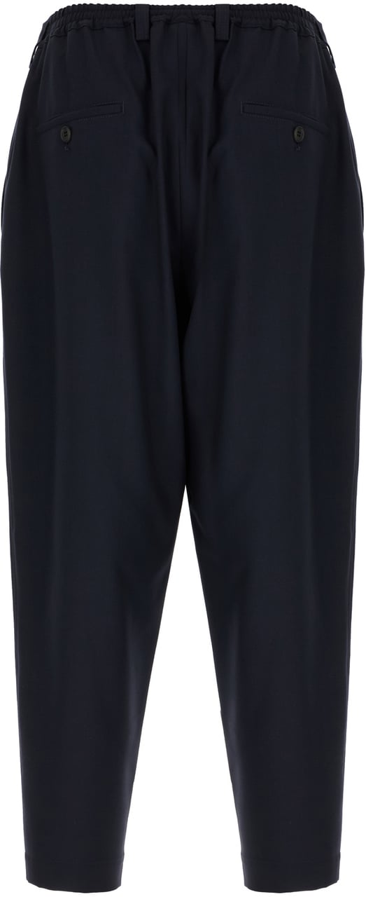 Marni Marni Navy blue wool pants Blauw