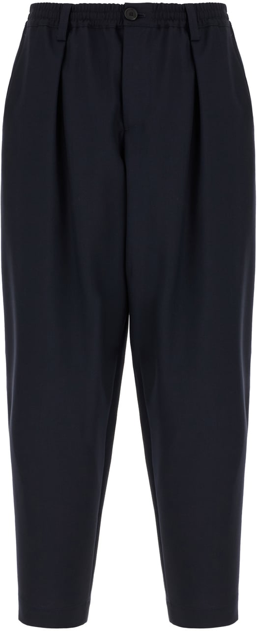 Marni Marni Navy blue wool pants Blauw