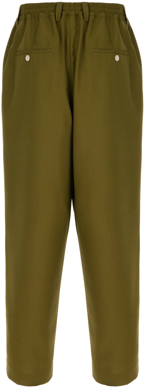 Marni Marni Green wool pants Groen