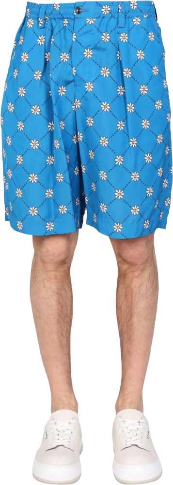 Marni Marnigram Bermuda Blauw