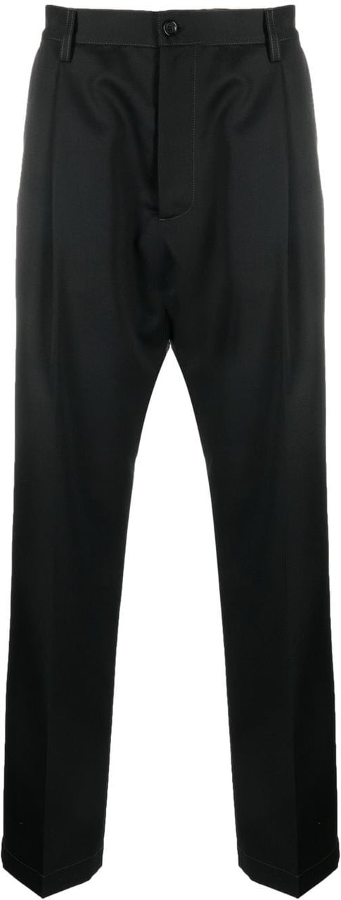 Marni Trousers Black Zwart
