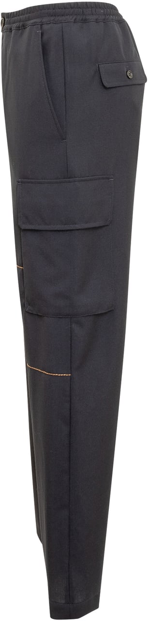 Marni Pantaloni Blauw