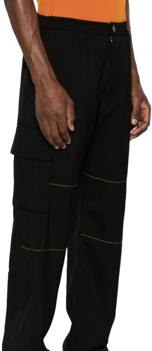 Marni Cargo Trousers Black Zwart