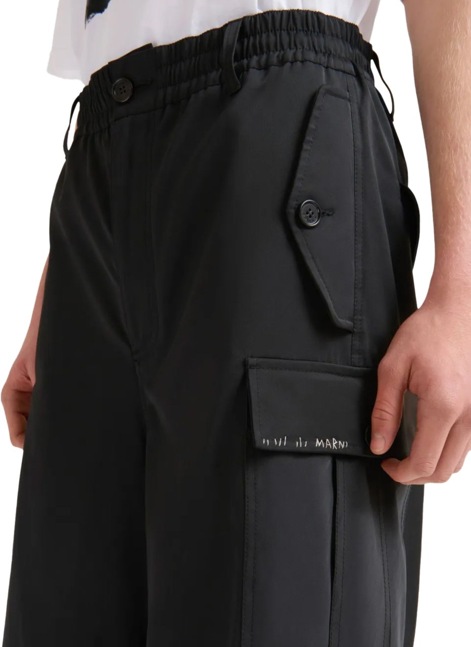 Marni Cargo Pants Black Zwart