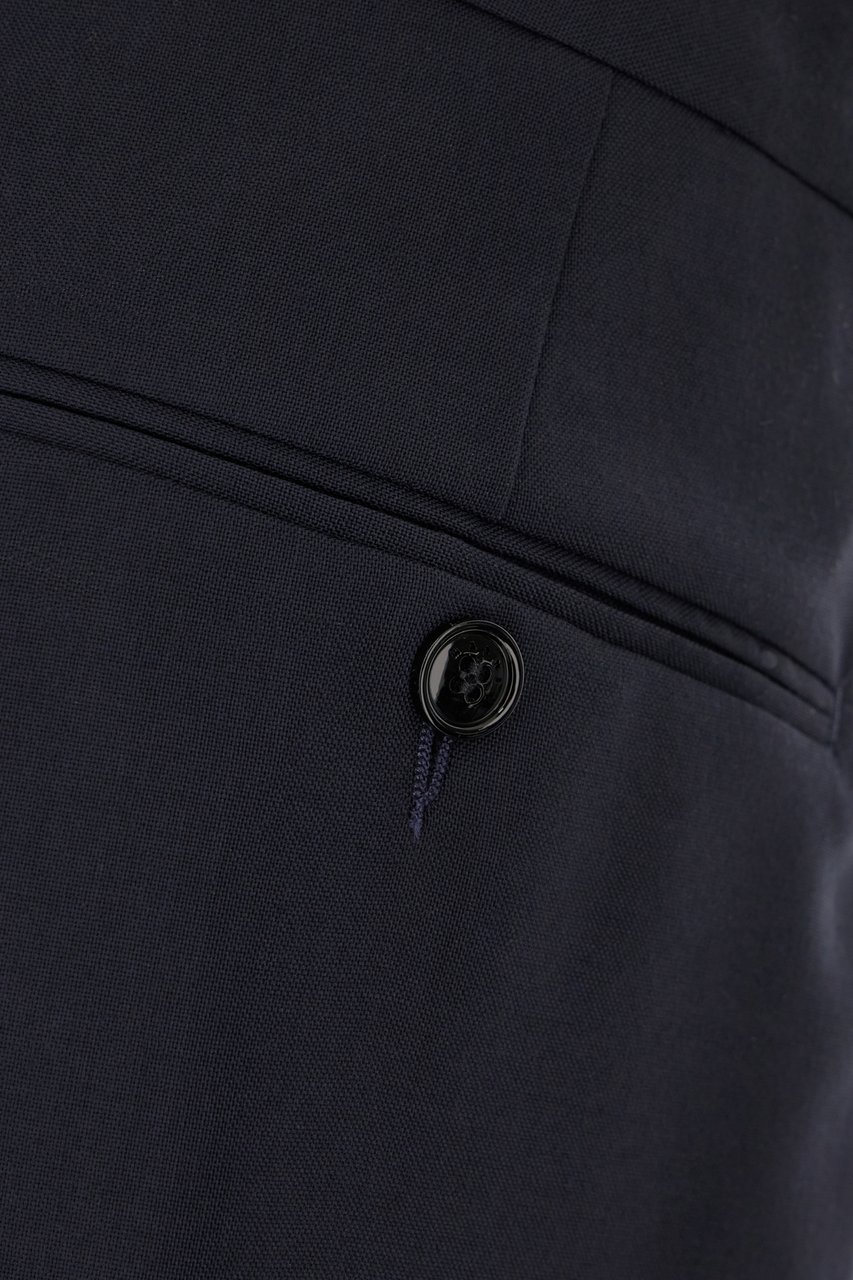 Marni Marni Navy blue wool bermuda shorts Blauw