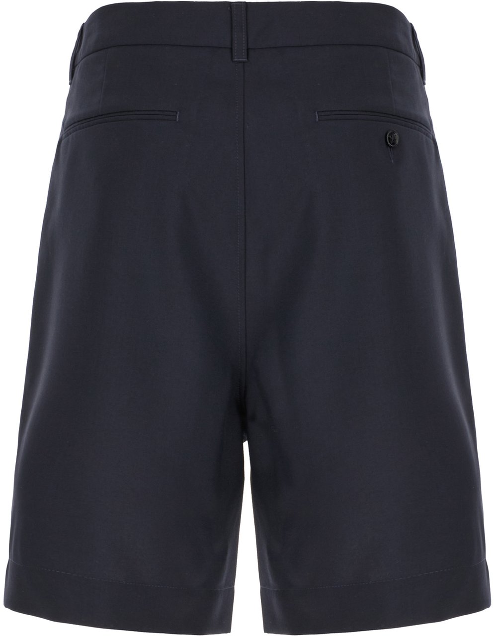 Marni Marni Navy blue wool bermuda shorts Blauw