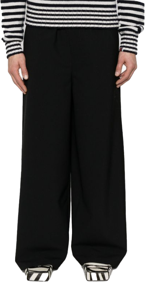 Marni Trousers Black Zwart