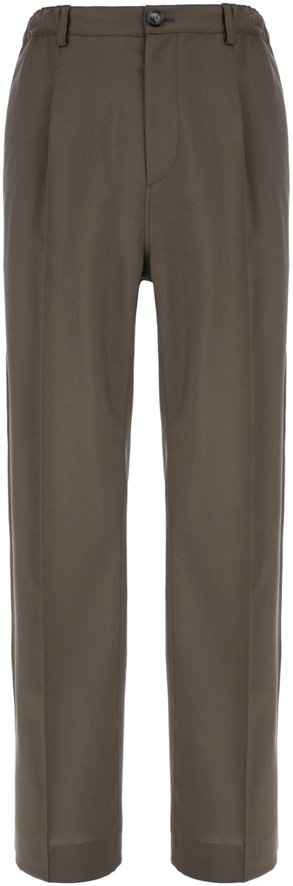 Marni Marni Dove grey wool pants Grijs