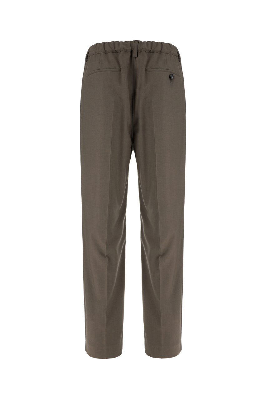 Marni Marni Dove grey wool pants Grijs