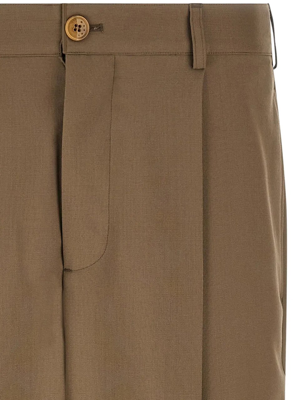 Marni Trousers Brown Bruin