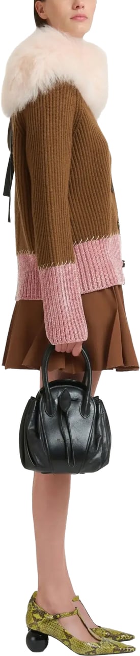 Marni Tulipea Small Bag Black Zwart