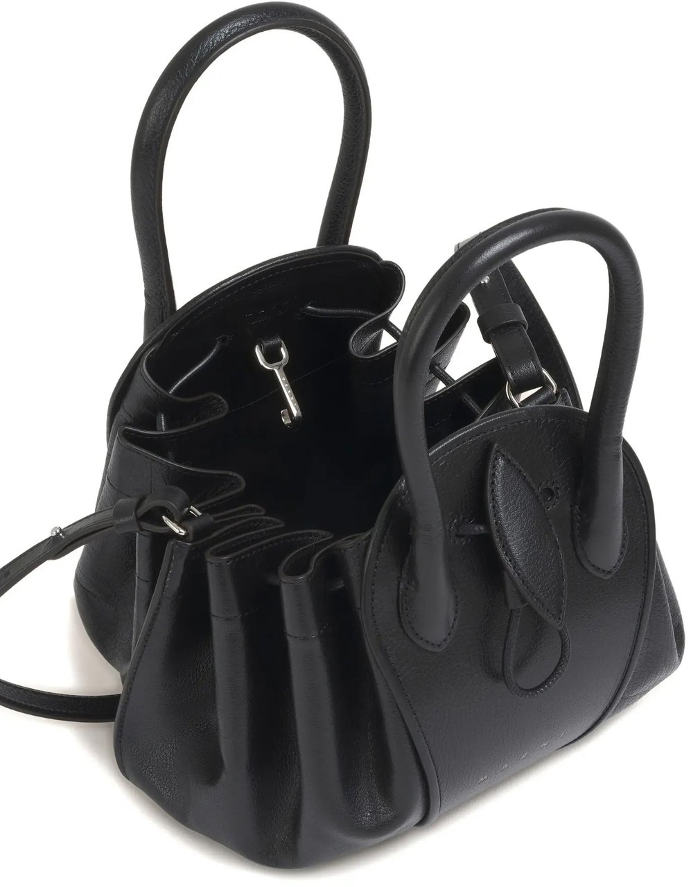 Marni Tulipea Small Bag Black Zwart