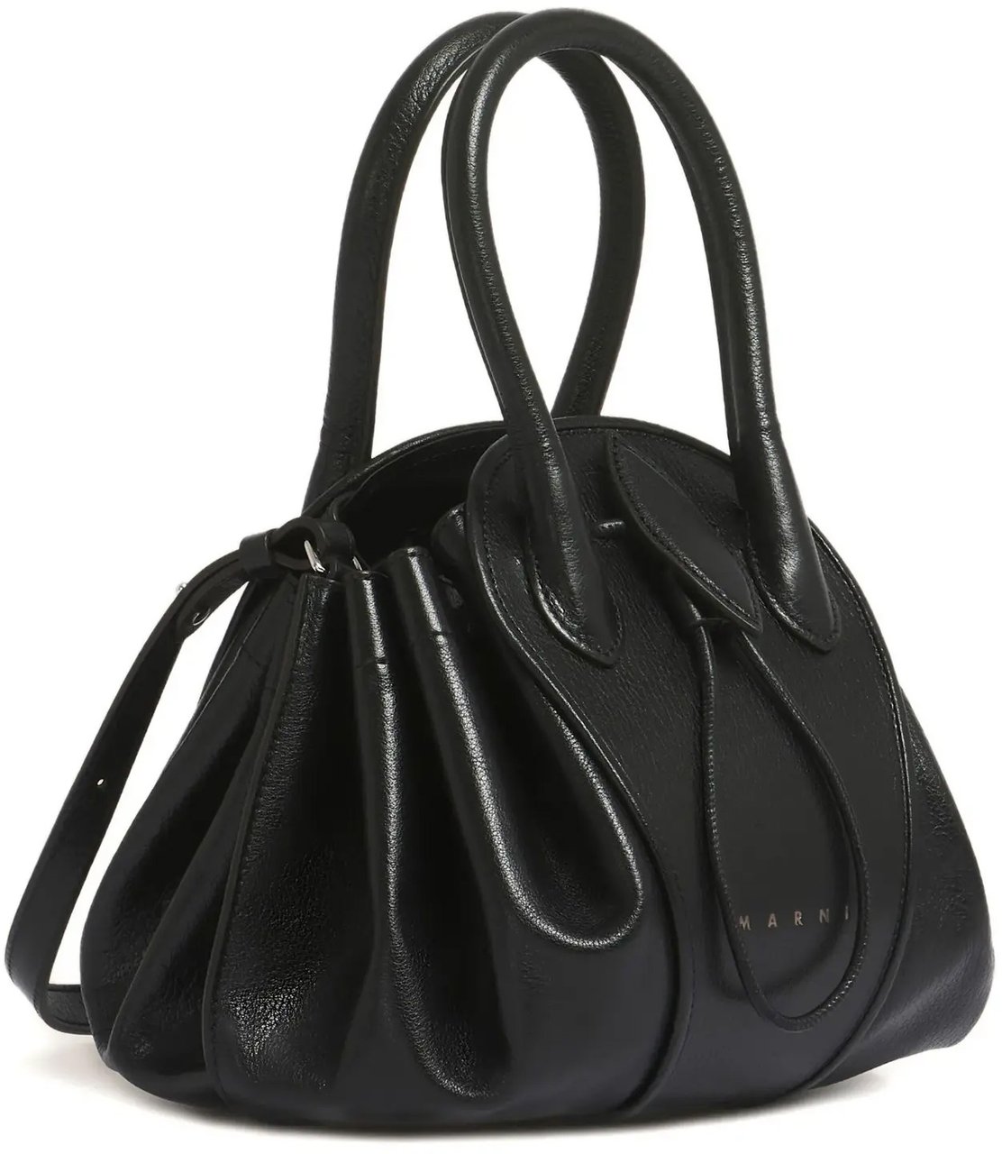 Marni Tulipea Small Bag Black Zwart