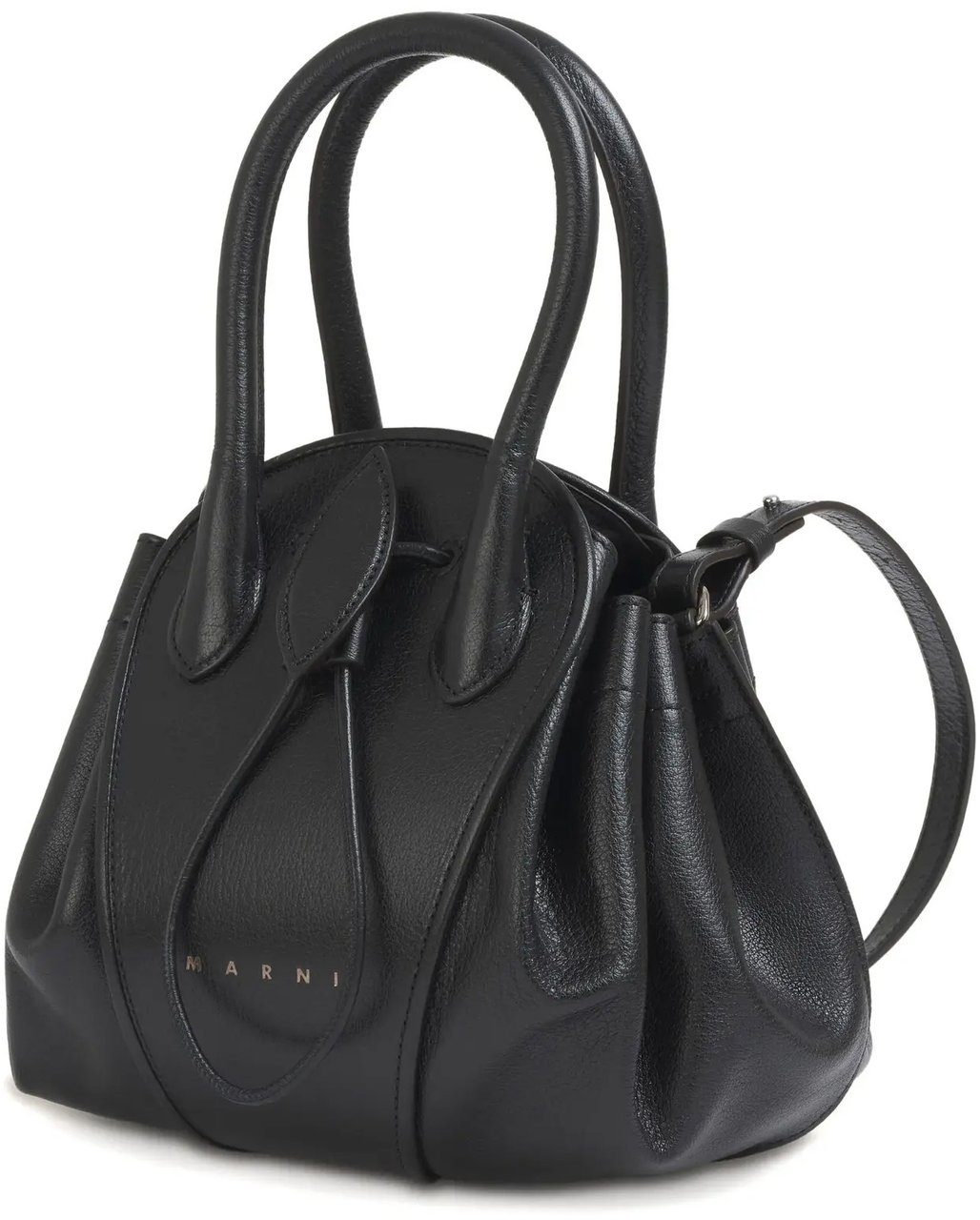 Marni Tulipea Small Bag Black Zwart